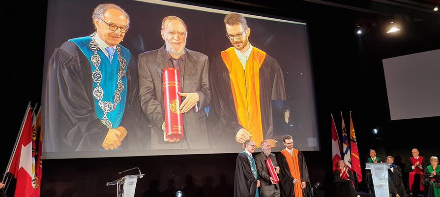 François Vaillancourt reçoit un doctorat honorifique de l’Université de Genève